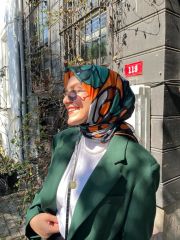 Taş Desen Eşarp (Siyah) RTS-1001-1