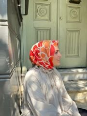 Taş Desen Eşarp (Turuncu) RTS-1001-6