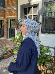 Çıtır Çiçek Desen (Kot Mavi) RTS-1002-9
