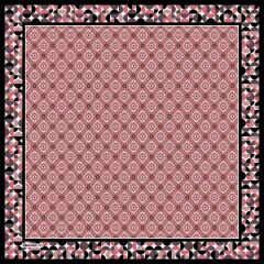 Femme Desen Eşarp (Gül Kurusu) RTS-1003-2