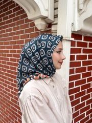 Femme Desen Eşarp (Petrol Yeşili) RTS-1003-4