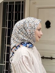 Femme Desen Eşarp  (Kemik) RTS-1003-7