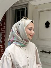 Dore Desen Eşarp (Bej) RTS-1004-5