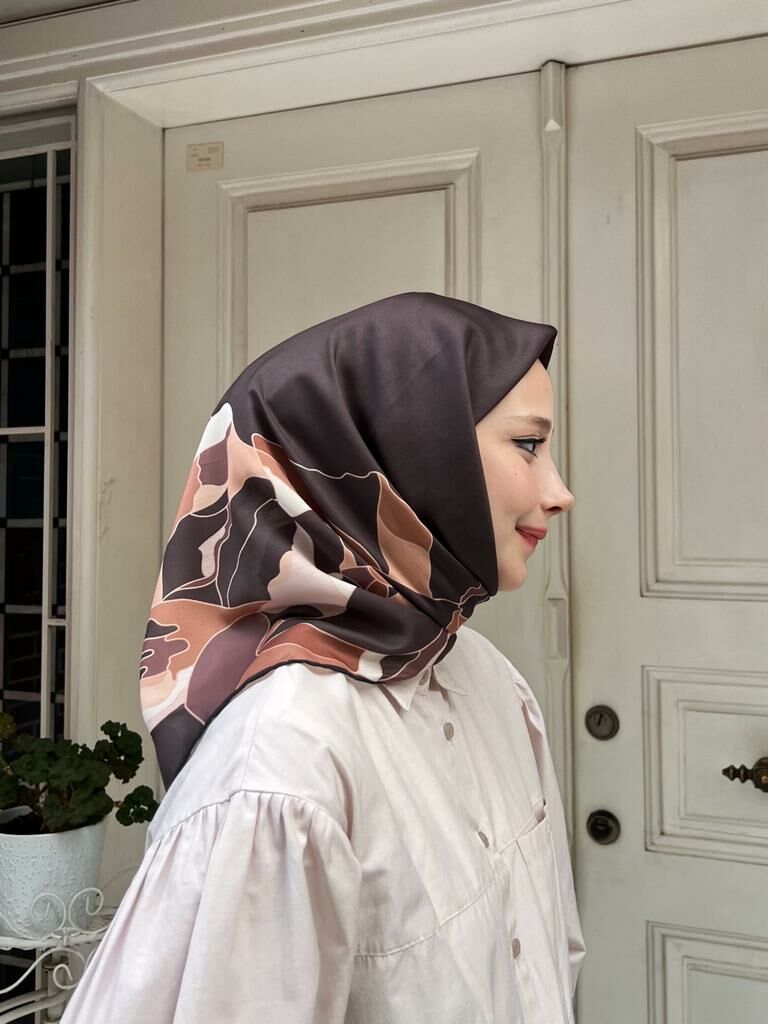 Dore Desen Eşarp (Acı Kahve) RTS-1004-11