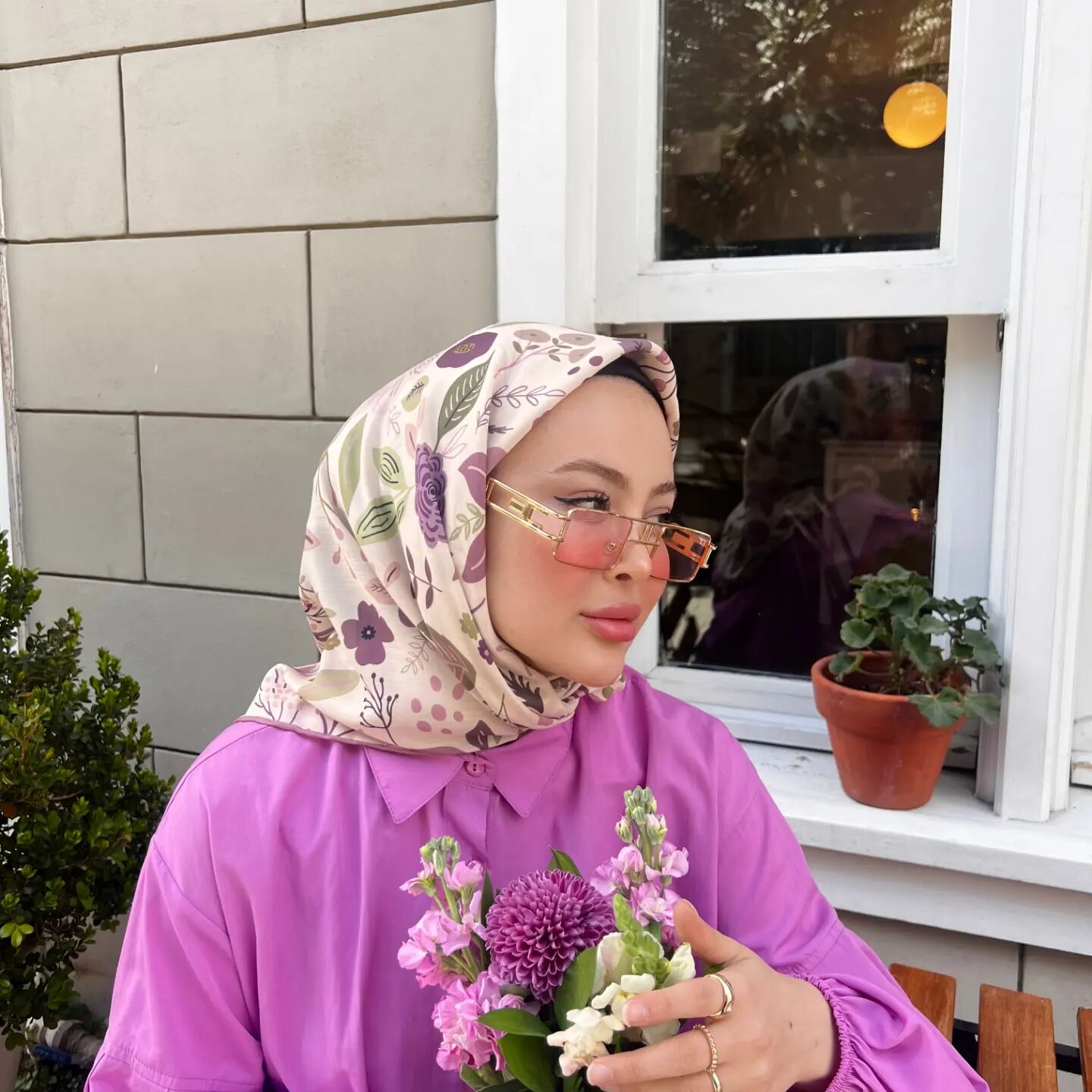 Lobelya Desen Eşarp  RTS-1009-11
