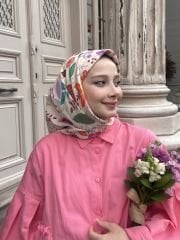 Lobelya Desen Eşarp  RTS-1009-5