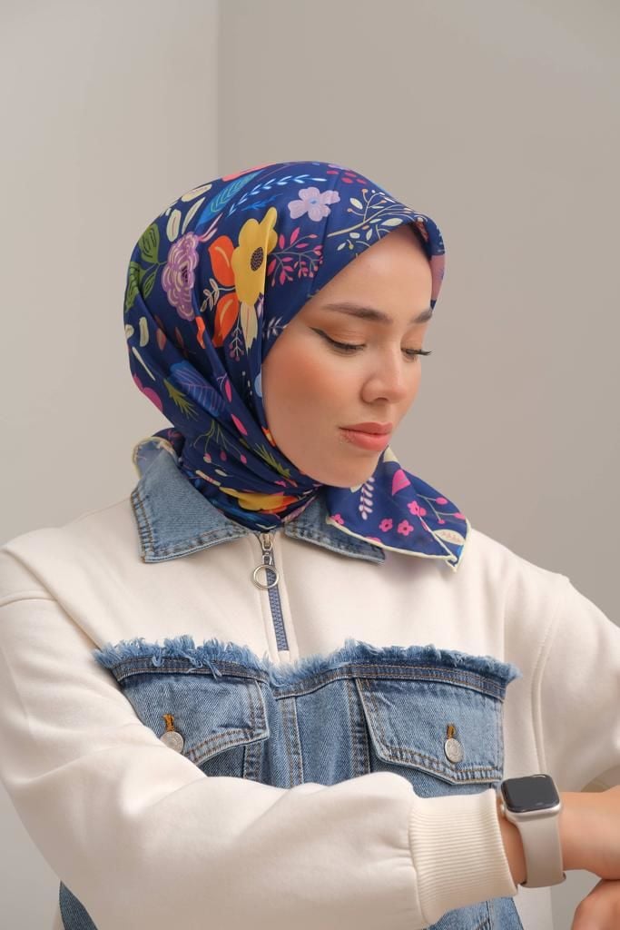 Lobelya Desen Eşarp  RTS-1009-7