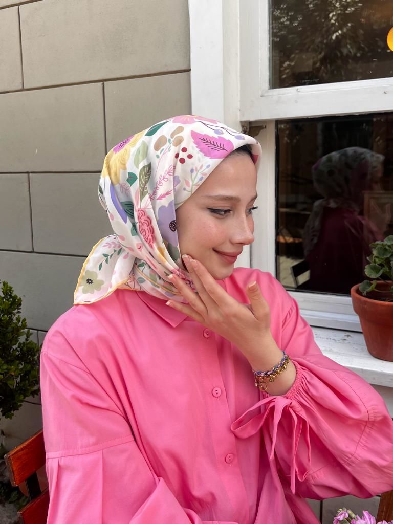 Lobelya Desen Eşarp  RTS-1009-8