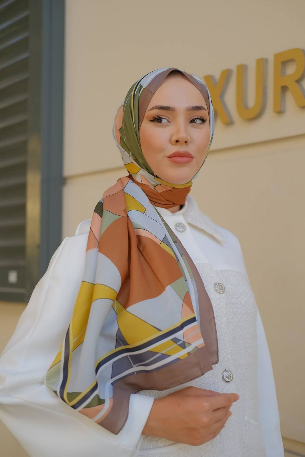 Sahara Desen Şal ( Kahve ) RTS-1027-3