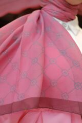 Olive Desen Şal ( Pembe ) RTS-1028-3