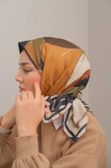 Nora Desen Eşarp ( Kahve )