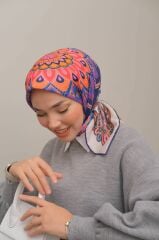 Matmazel Desen Eşarp ( Mor ) RTS-1013-4