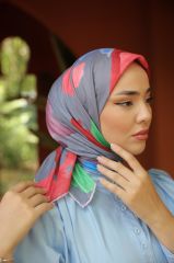 Suluboya Desen Eşarp (Gri) RTS-1006-14
