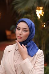 Neva İpeksi Jakar Eşarp ( Lacivert ) RTS-1026-12