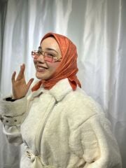 Neva İpeksi Jakar Eşarp ( Kiremit ) RTS-1026-11