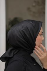 Loren İpeksi Jakar Eşarp ( Siyah ) RTS-1025-6