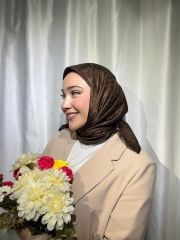Loren İpeksi Jakar Eşarp ( Acı Kahve ) RTS-1025-3