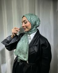 Andora İpeksi Jakar Şal ( Yeşil ) RTS-1024-10