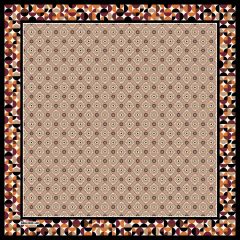 Femme Desen Eşarp (Bej ) RTS-1003-13