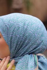 İtaly Desen Eşarp ( Bebe Mavisi ) RTS-1018-9
