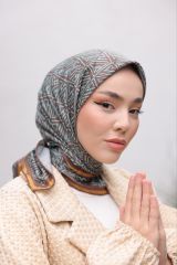 İtaly Desen Eşarp ( Çikolata Kahve ) RTS-1018-7