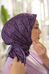 İtaly Desen Eşarp ( Lila) RTS-1018-6