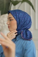 İtaly Desen Eşarp ( Turkuaz ) RTS-1018-2