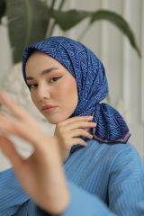 İtaly Desen Eşarp ( Turkuaz ) RTS-1018-2