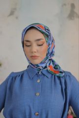 Katrenin Desen Eşarp ( Bebe Mavisi) RTS-1019-8