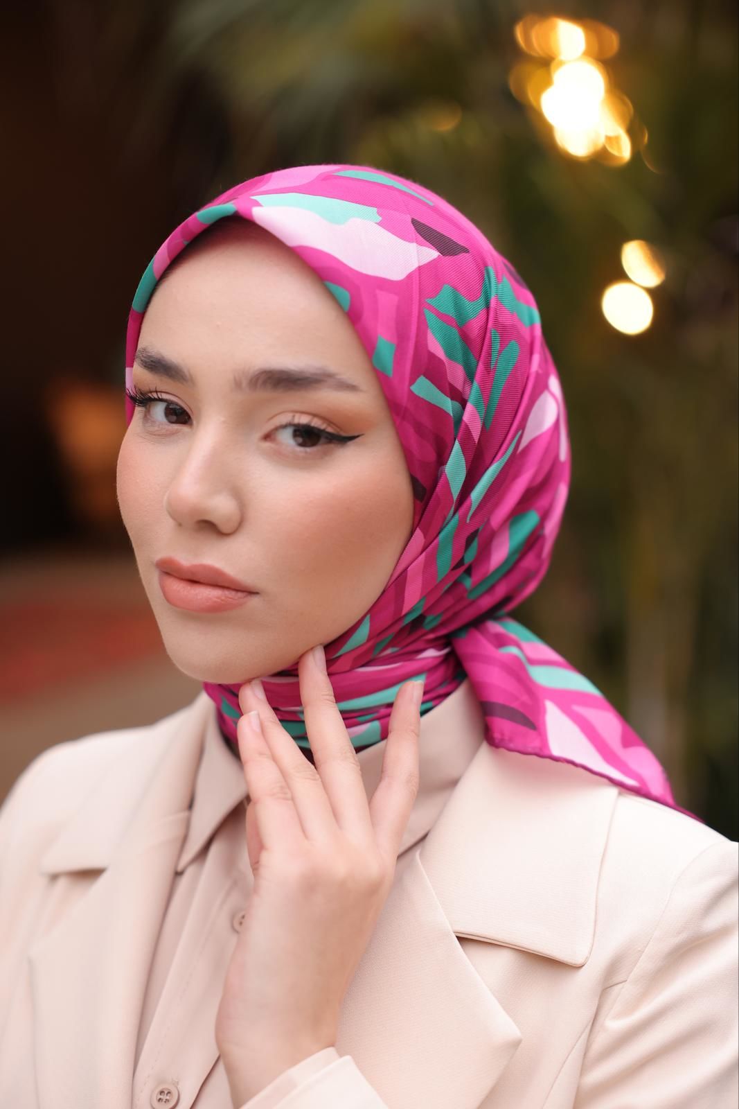 Katrenin Desen Eşarp ( Pembe ) RTS-1019-4