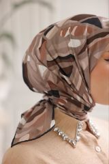 Katrenin Desen Eşarp ( Bej ) RTS-1019-3