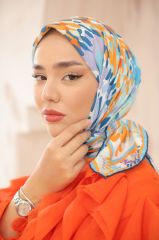 Mila Desen Eşarp ( Mavi ) RTS-1005-8