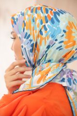 Mila Desen Eşarp ( Mavi ) RTS-1005-8