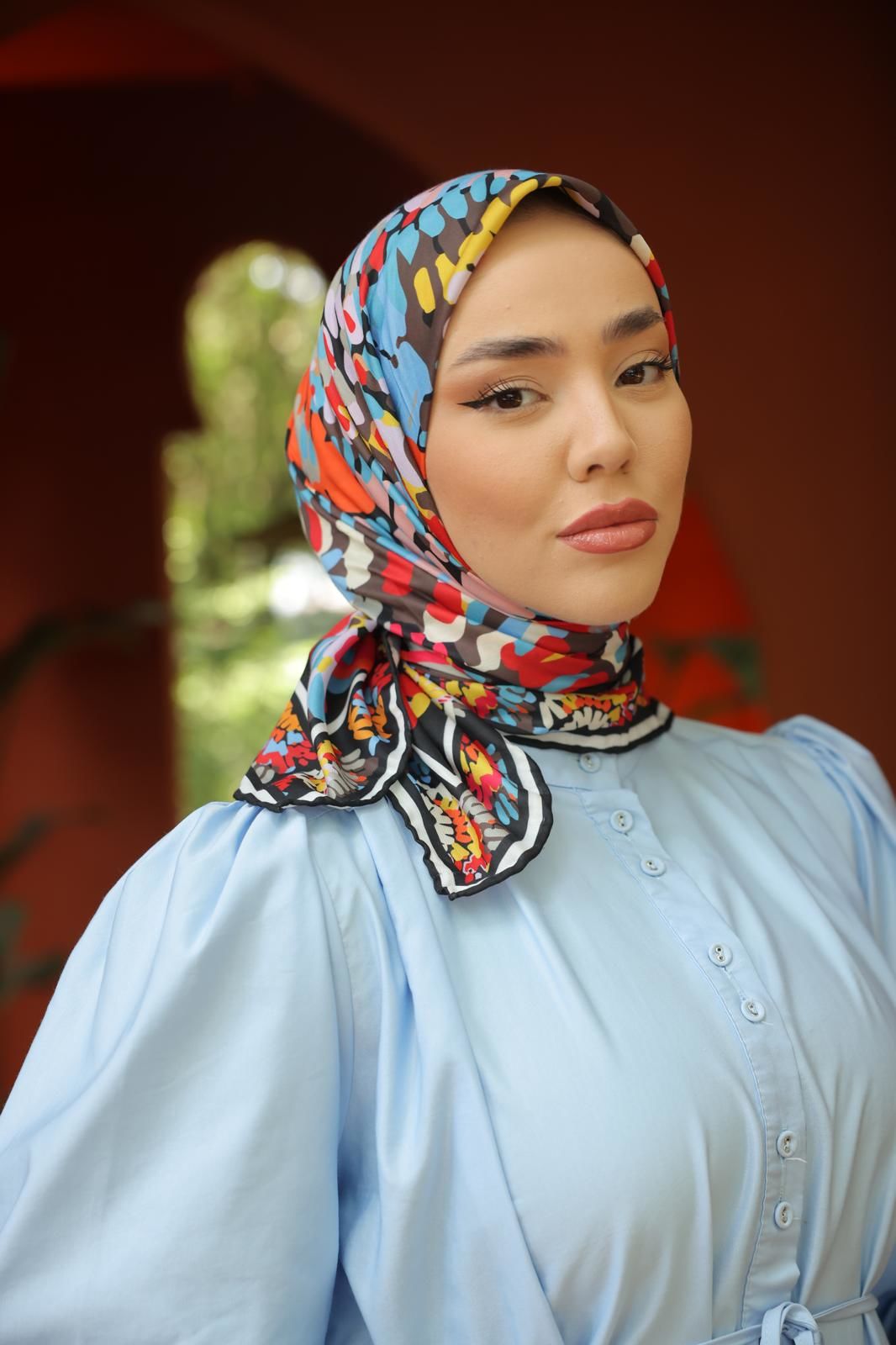 Mila Desen Eşarp (Siyah) RTS-1005-5
