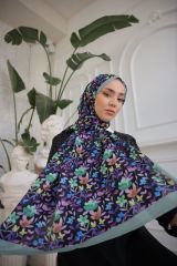Kamelya Desen Şal (Çimen  Yeşil) RTS-1007-14