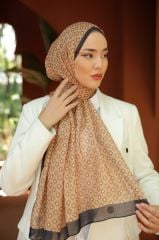 Luna Desen Şal ( Siyah Kahve Tonu) RTS-1032-7