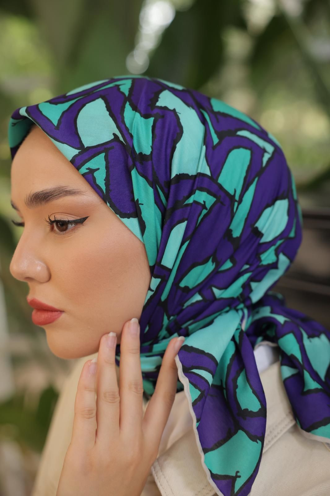 Mirel Desen Eşarp ( Mentol Yeşili ) RTS-1010-12