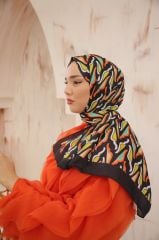 MasterChef Desen Şal ( Siyah ) RTS-1033-7