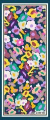 Flowers Desen Şal ( Petrol Yeşili ) RTS-1037-1