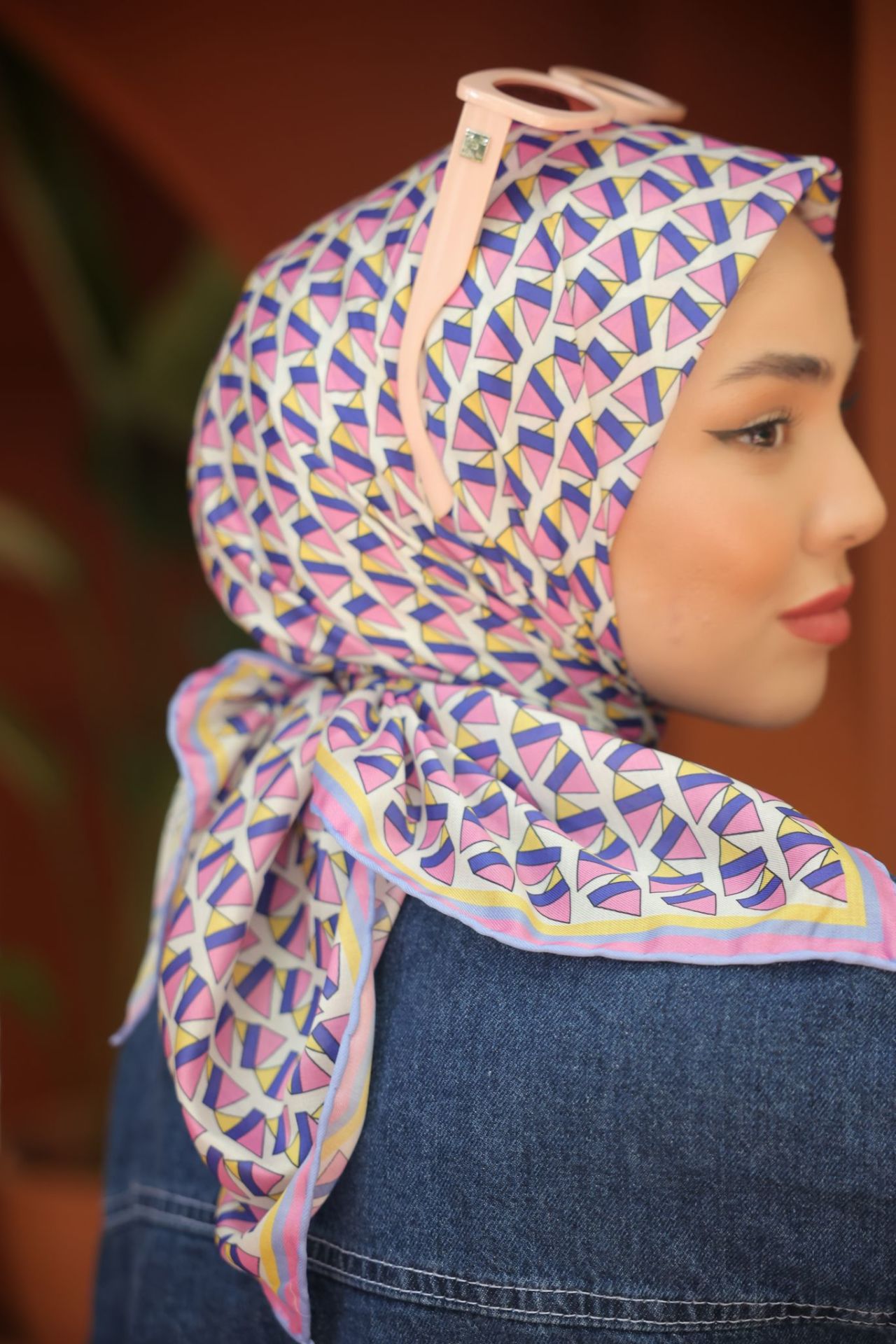 Alora Desen Eşarp ( Lila ) RTS-1031-10