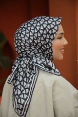 Alora Desen Eşarp ( Siyah ) RTS-1031-9