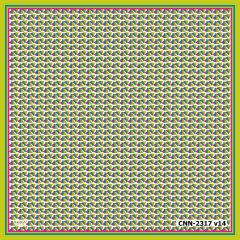 Alora Desen Eşarp ( Yağ yeşili- Pembe ) RTS-1031-8