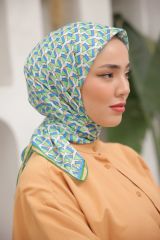 Alora Desen Eşarp ( Yeşil ) RTS-1031-2