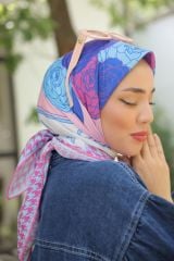Elena Desen Eşarp ( Pembe ) RTS-1034-7