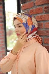 Elena Desen Eşarp ( Kiremit ) RTS-1034-5