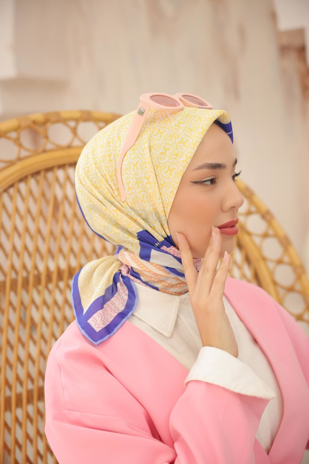 Viola Desen  Eşarp ( Lila ) RTS-1035-5