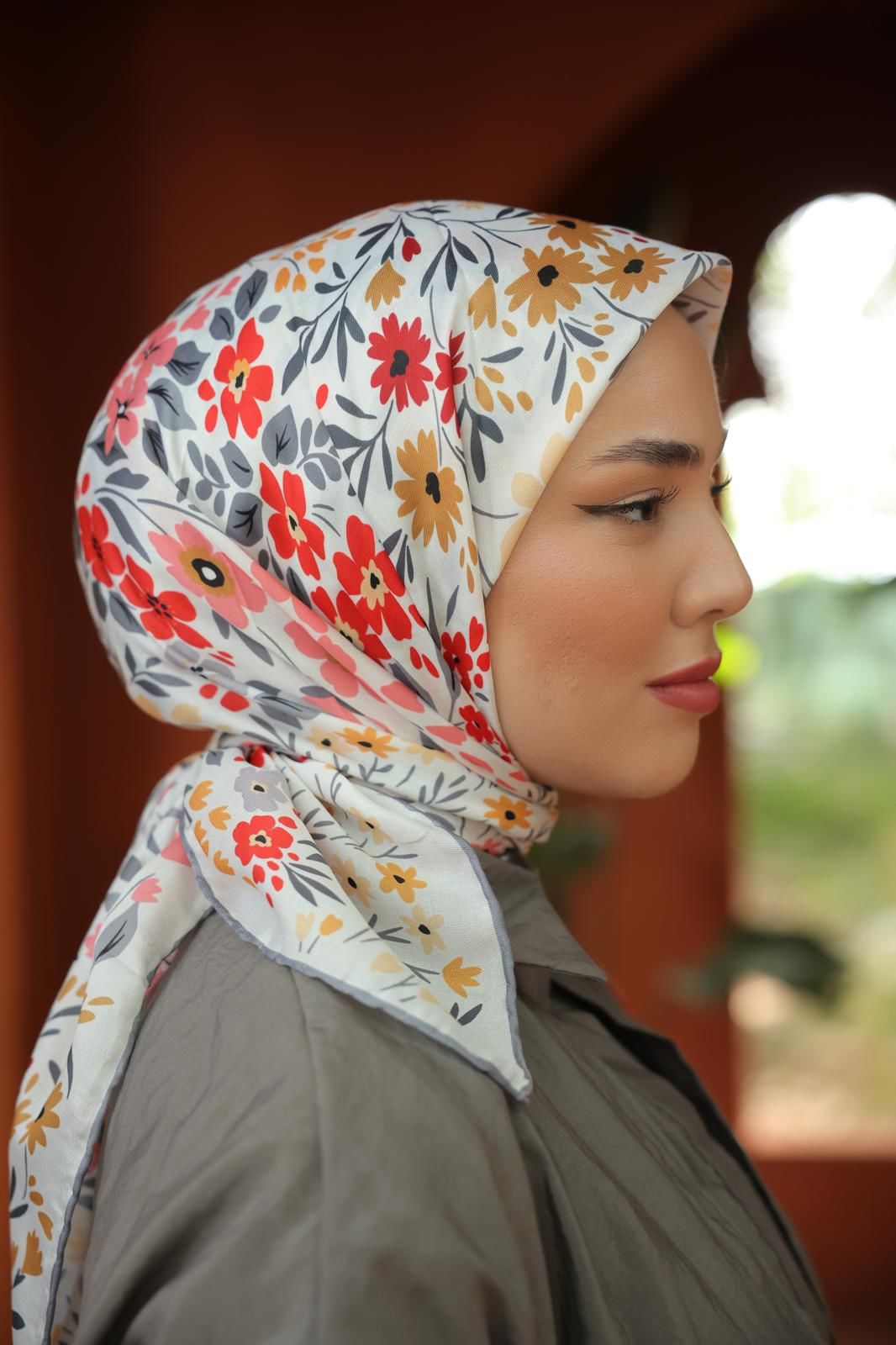 Pandora Desen Eşarp ( Gri ) RTS-1036-8