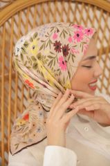 Pandora Desen Eşarp ( Bej ) RTS-1036-5