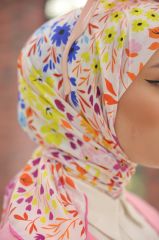 Pandora Desen Eşarp ( Pembe ) RTS-1036-2