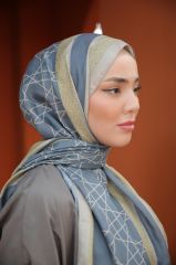 Victoris Desen Şal ( Antrasit ) RTS-1042-3